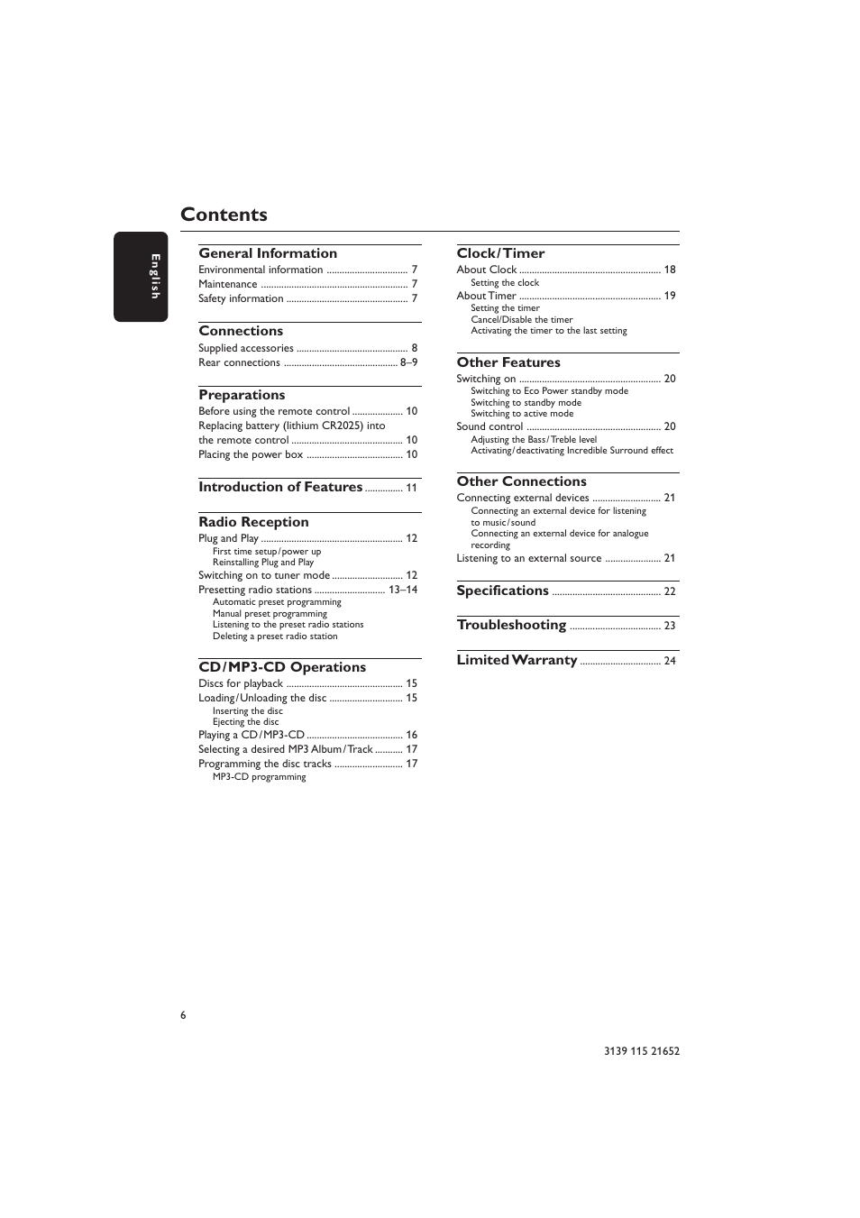 Philips MZ1100 User Manual | Page 6 / 24