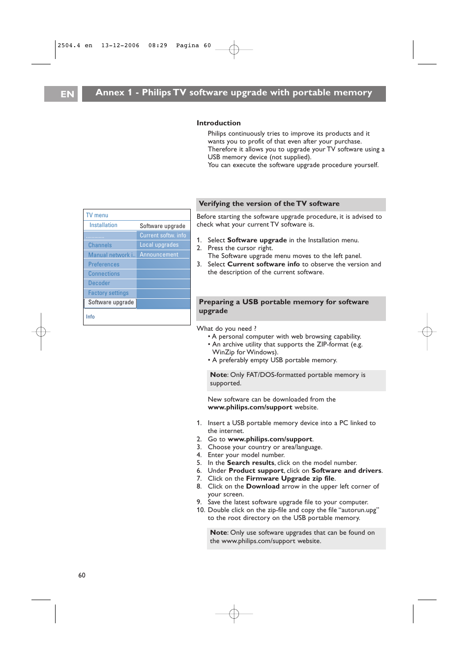 Philips 37-42PF9831D/10 User Manual | Page 60 / 74