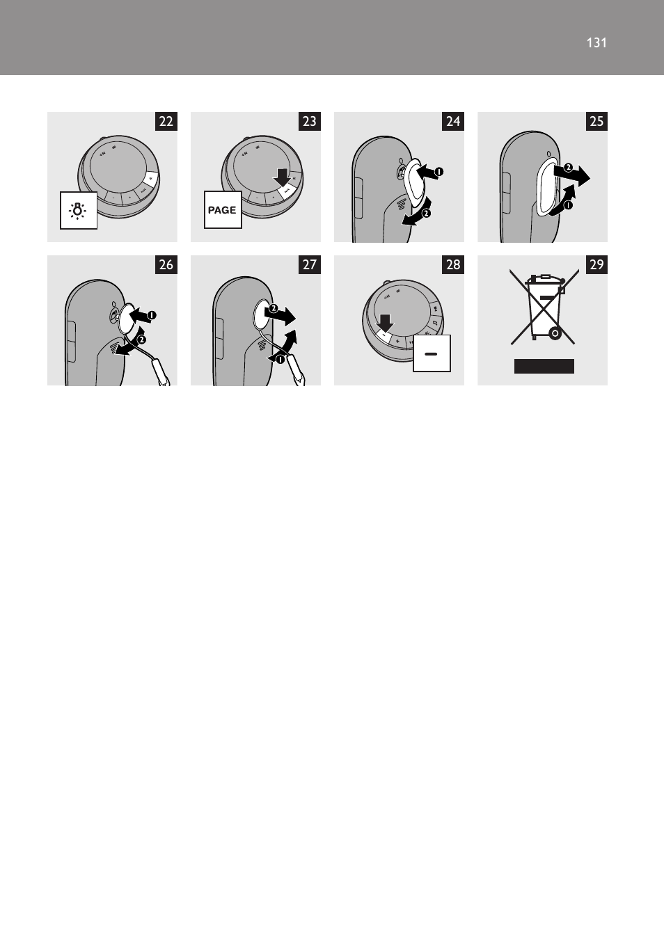 Philips Avent DECT baby monitor SCD498 User Manual | Page 131 / 132