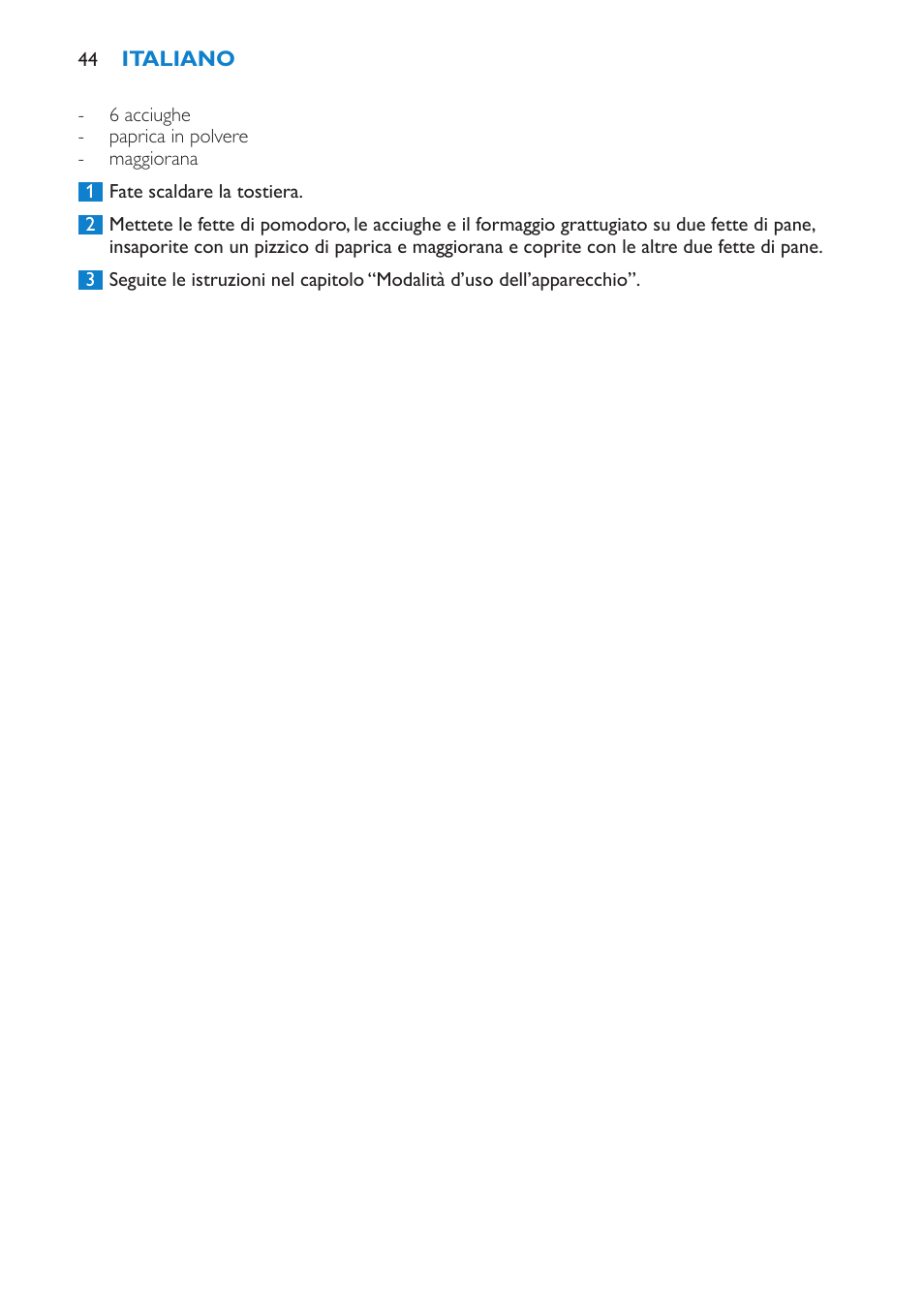 Philips sandwich maker HD2415 User Manual | Page 44 / 72