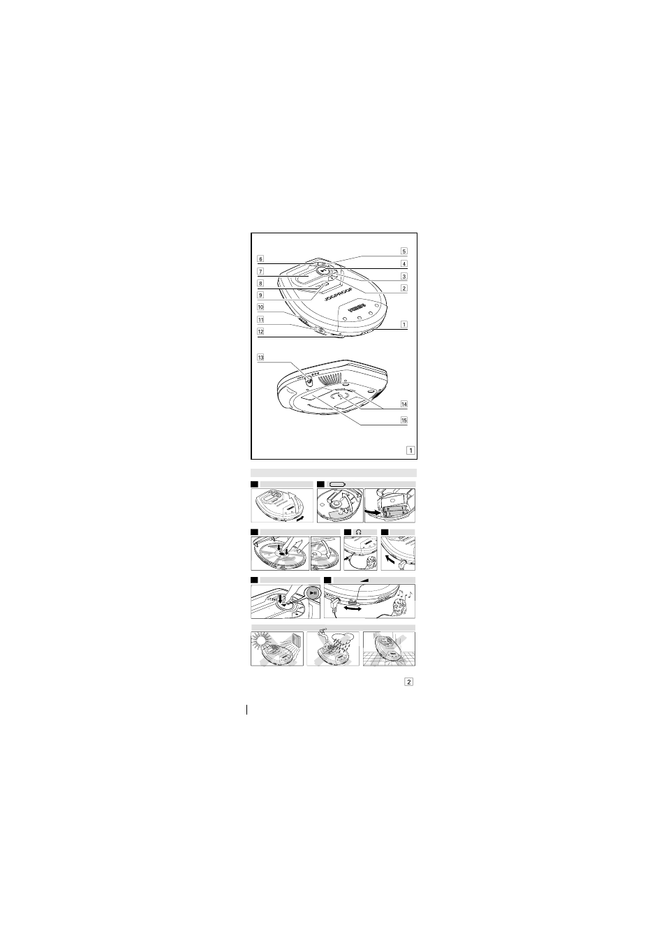 Philips AX5113 User Manual | Page 2 / 6
