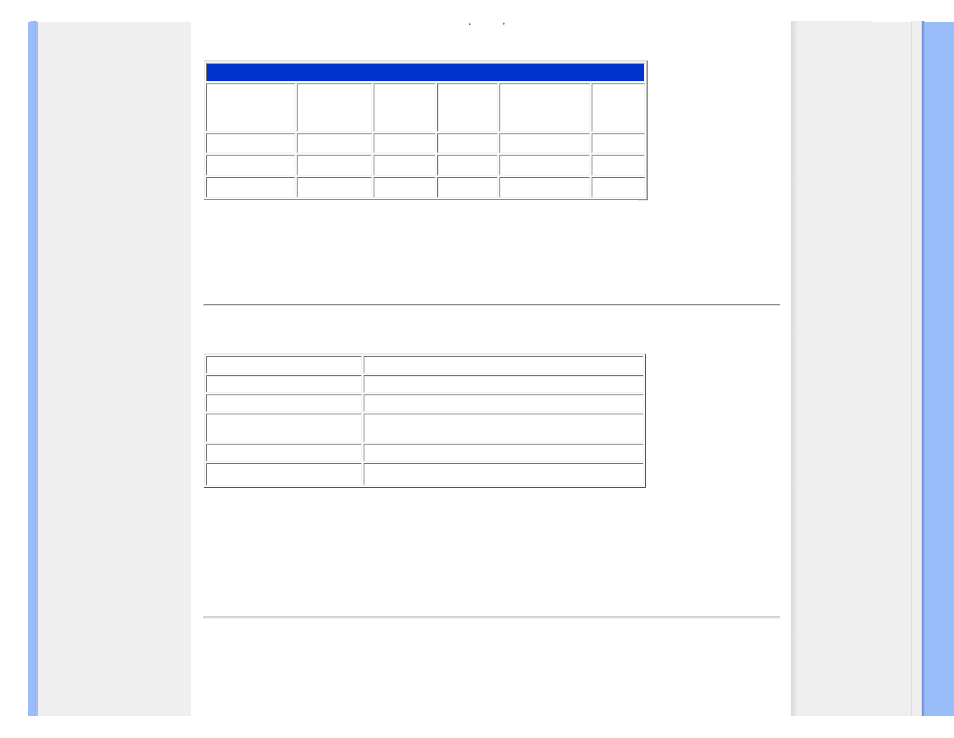 Fysieke specificaties | Philips 190CW8 User Manual | Page 37 / 112