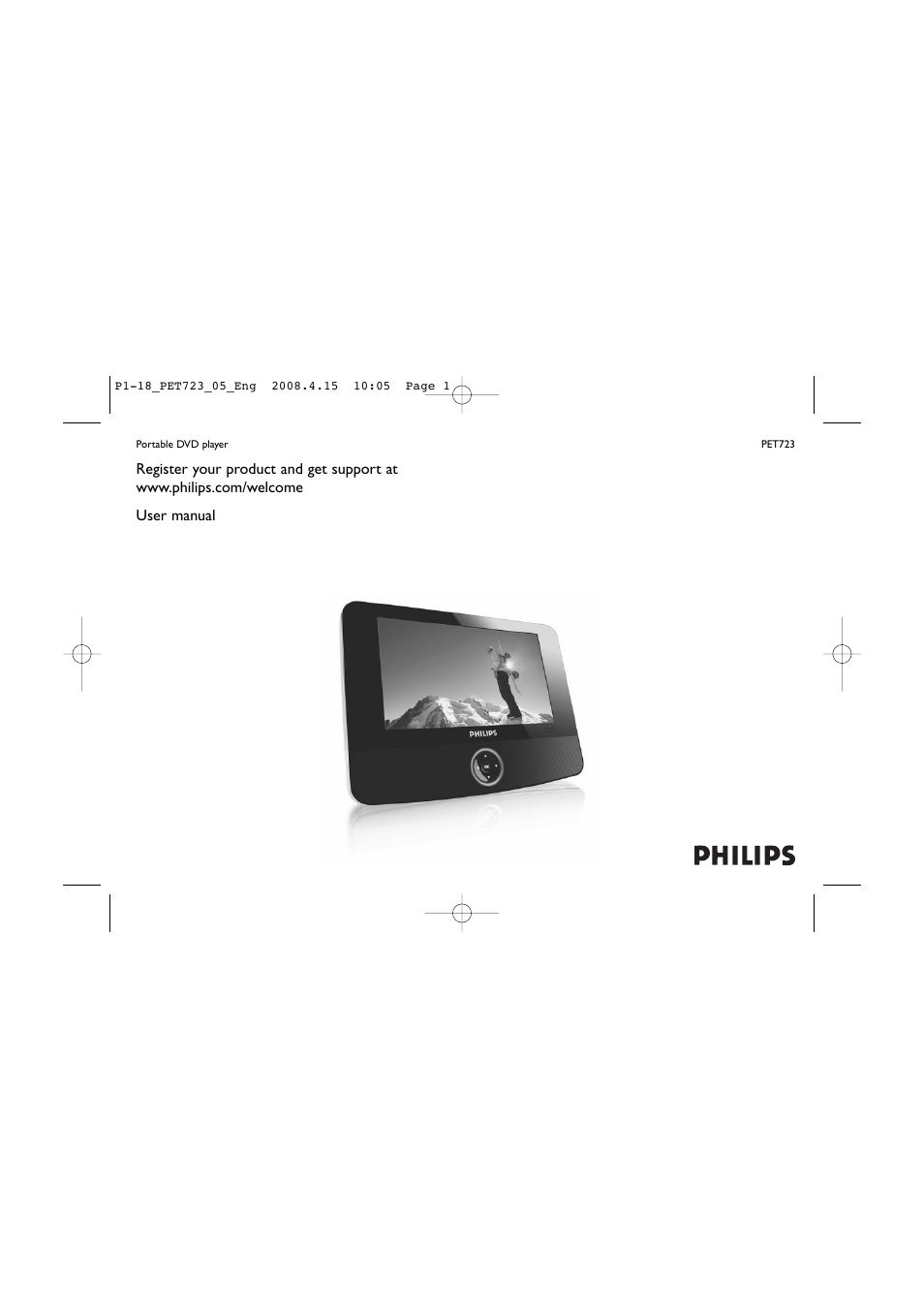 Philips PET723/05 User Manual | 18 pages