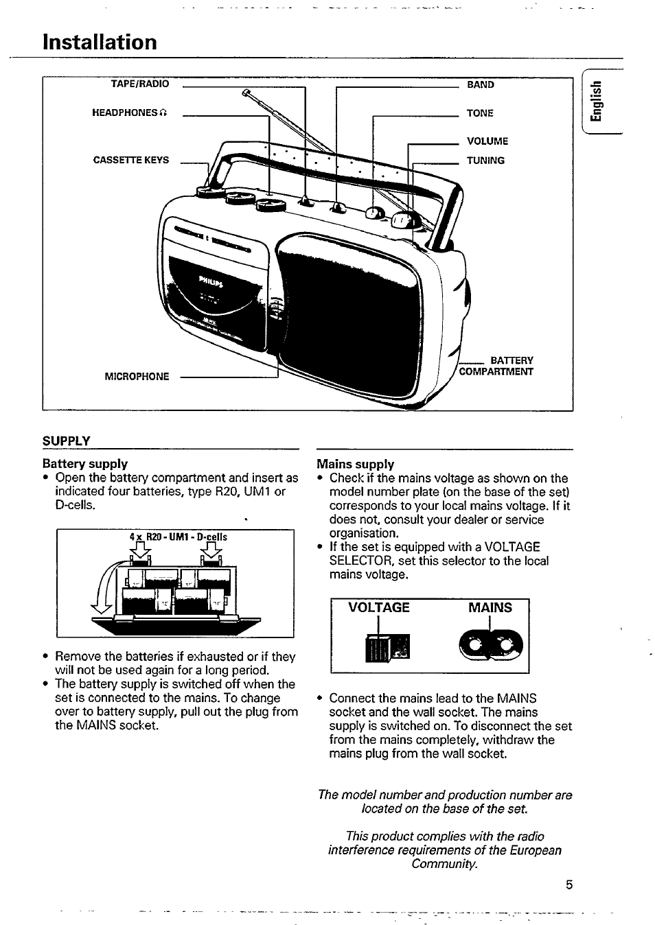 Ip d, Installation | Philips AQ 4150 User Manual | Page 5 / 10