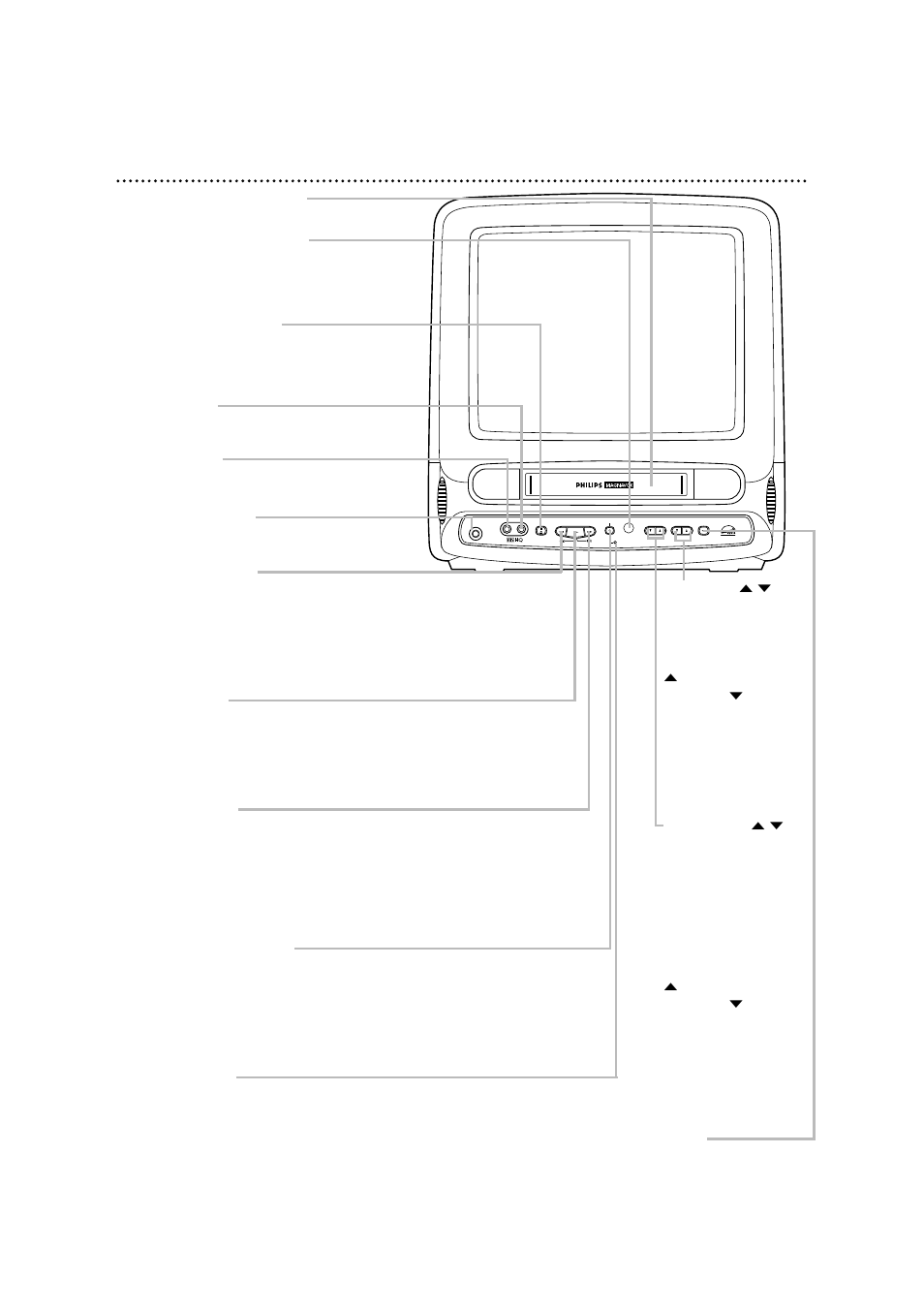 20 front panel | Philips Magnavox CCA132AT User Manual | Page 20 / 56