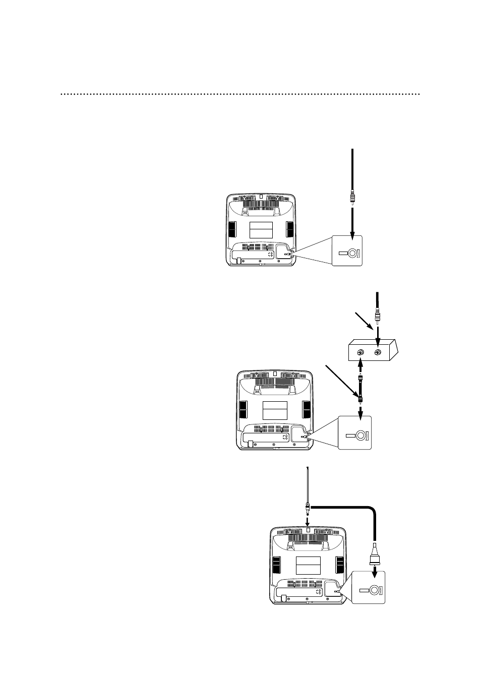 A. b, 6 hooking up the tv/vcr | Philips Magnavox CCA132AT User Manual | Page 6 / 56