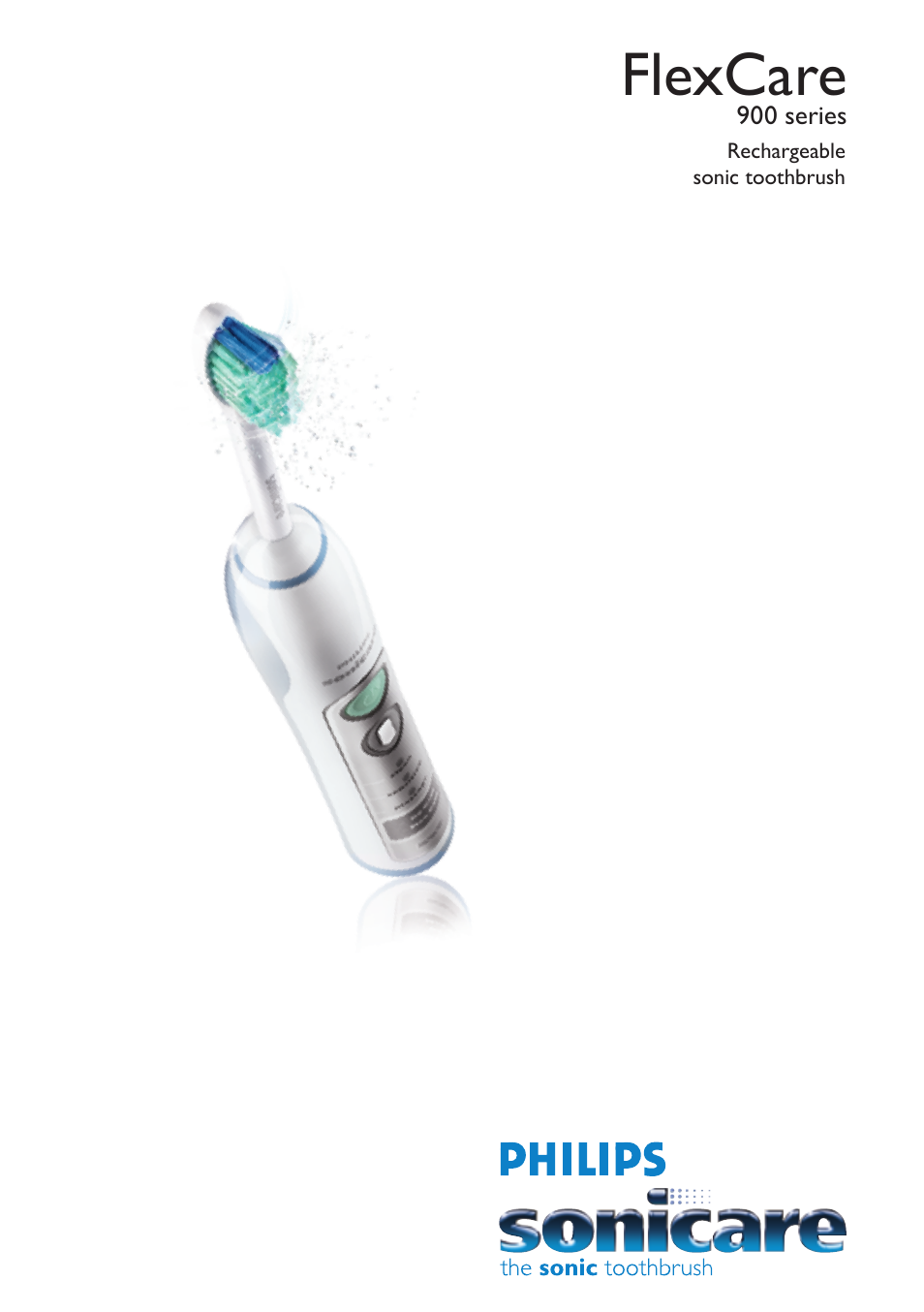 Philips sonic toothbrush FlexCare 900 User Manual | 16 pages