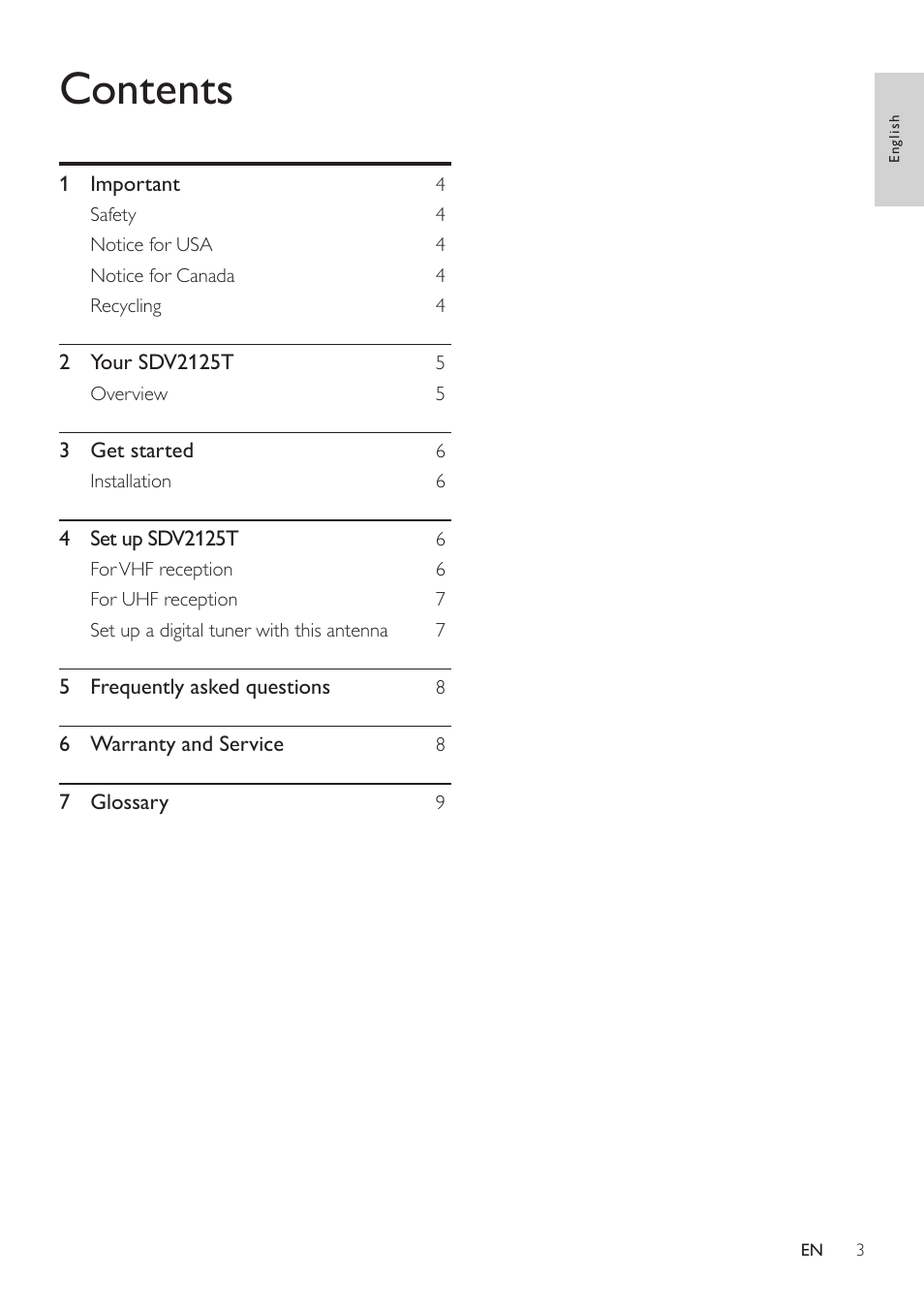 Philips SDV2125T/27 User Manual | Page 3 / 10