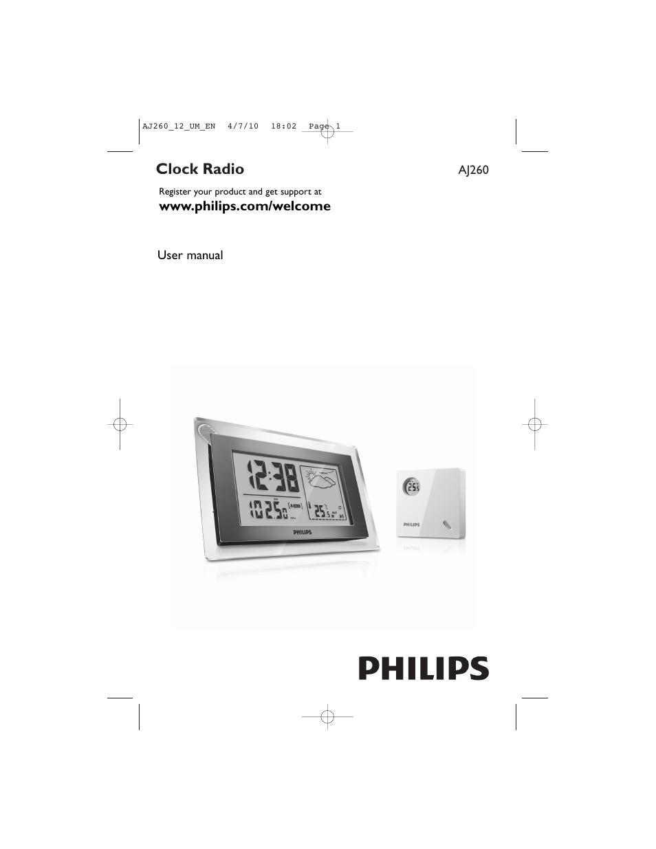 Philips AJ260/12 User Manual | 11 pages
