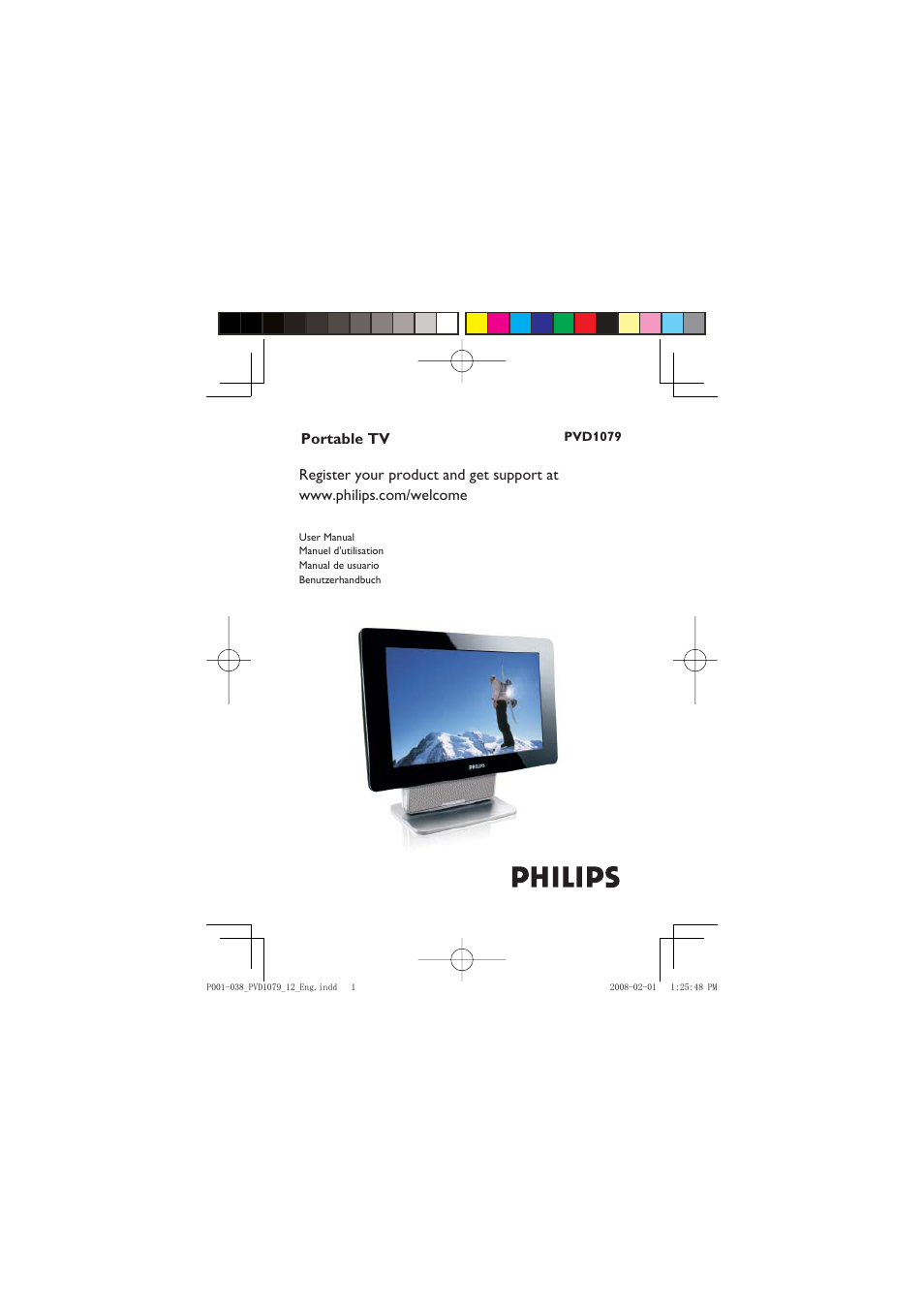 Philips PVD1079/12 User Manual | 39 pages