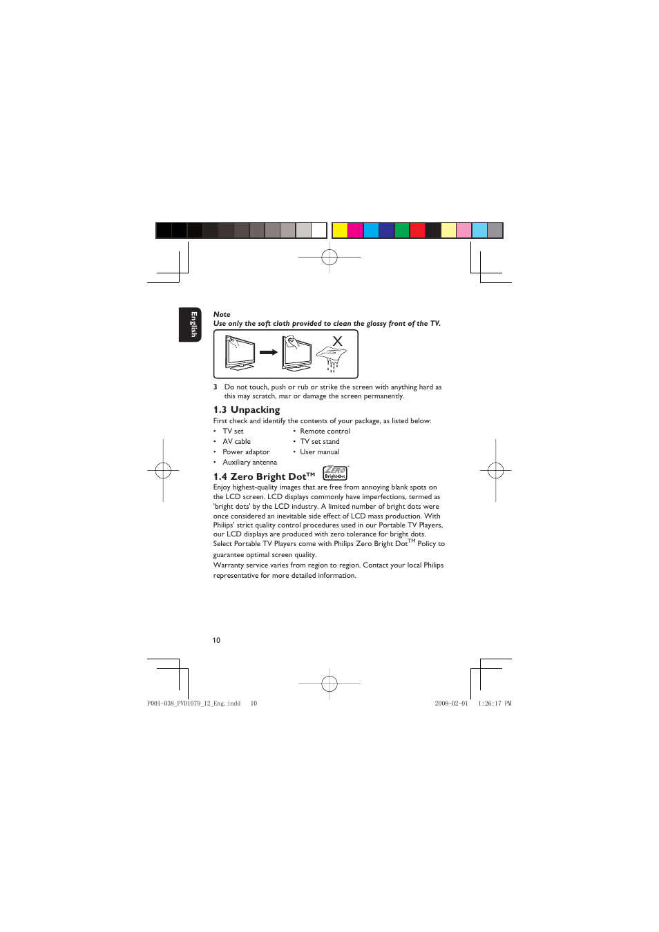 Philips PVD1079/12 User Manual | Page 10 / 39