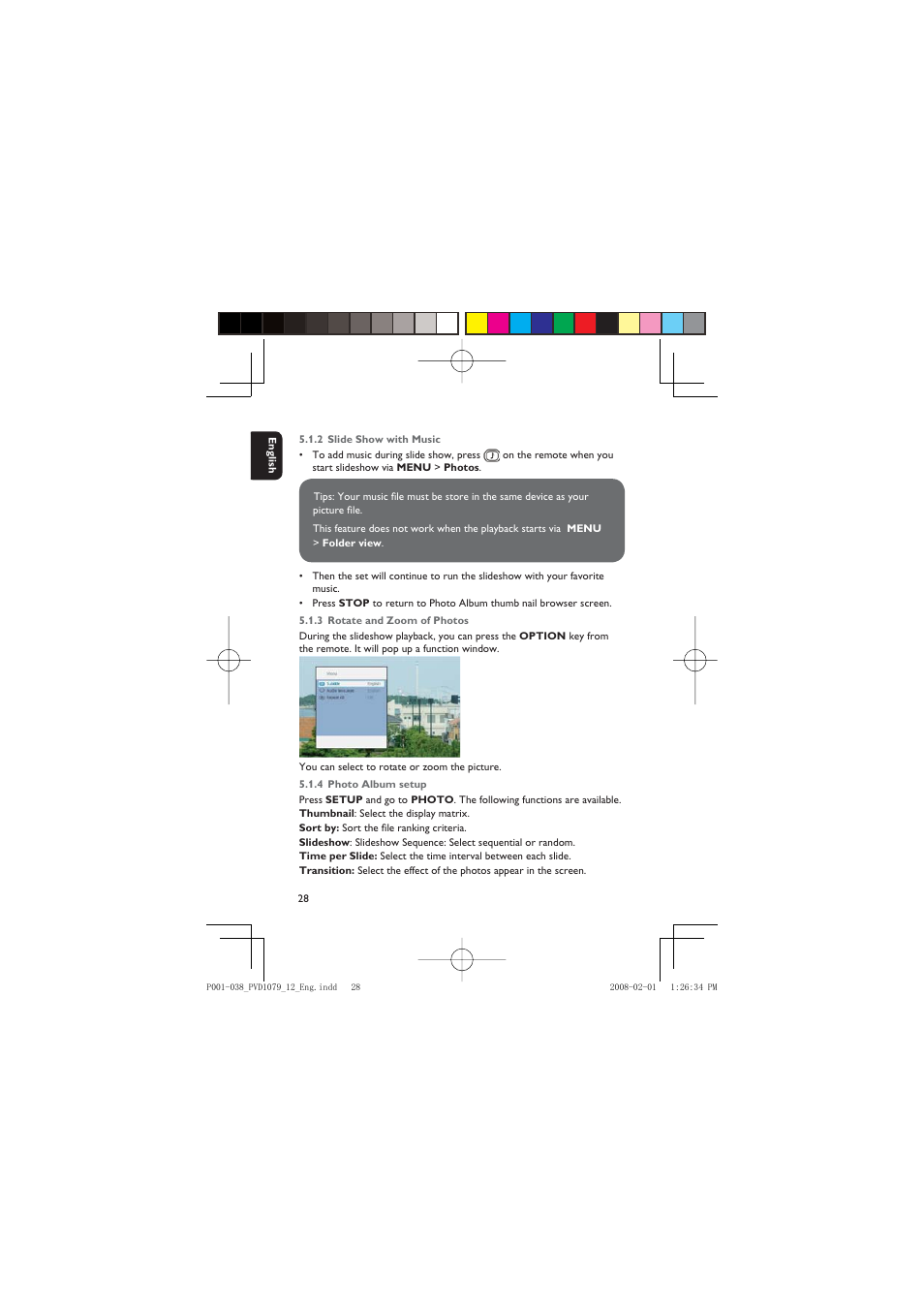 Philips PVD1079/12 User Manual | Page 28 / 39