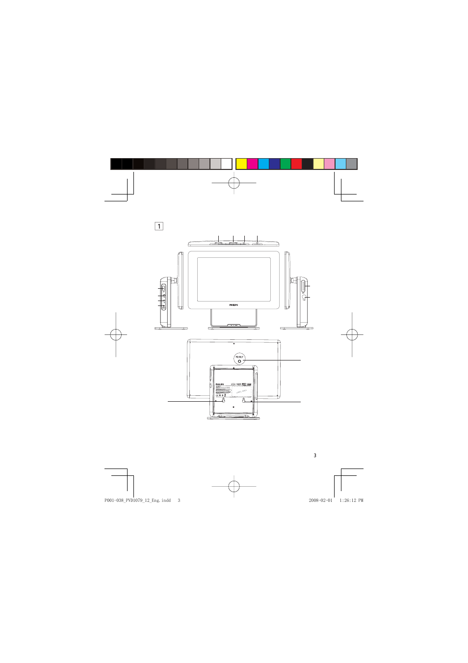 Philips PVD1079/12 User Manual | Page 3 / 39