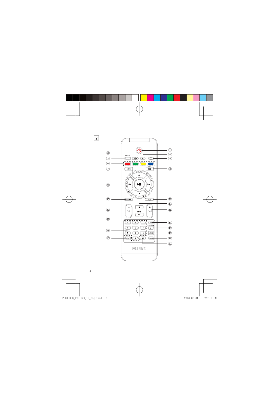 Philips PVD1079/12 User Manual | Page 4 / 39