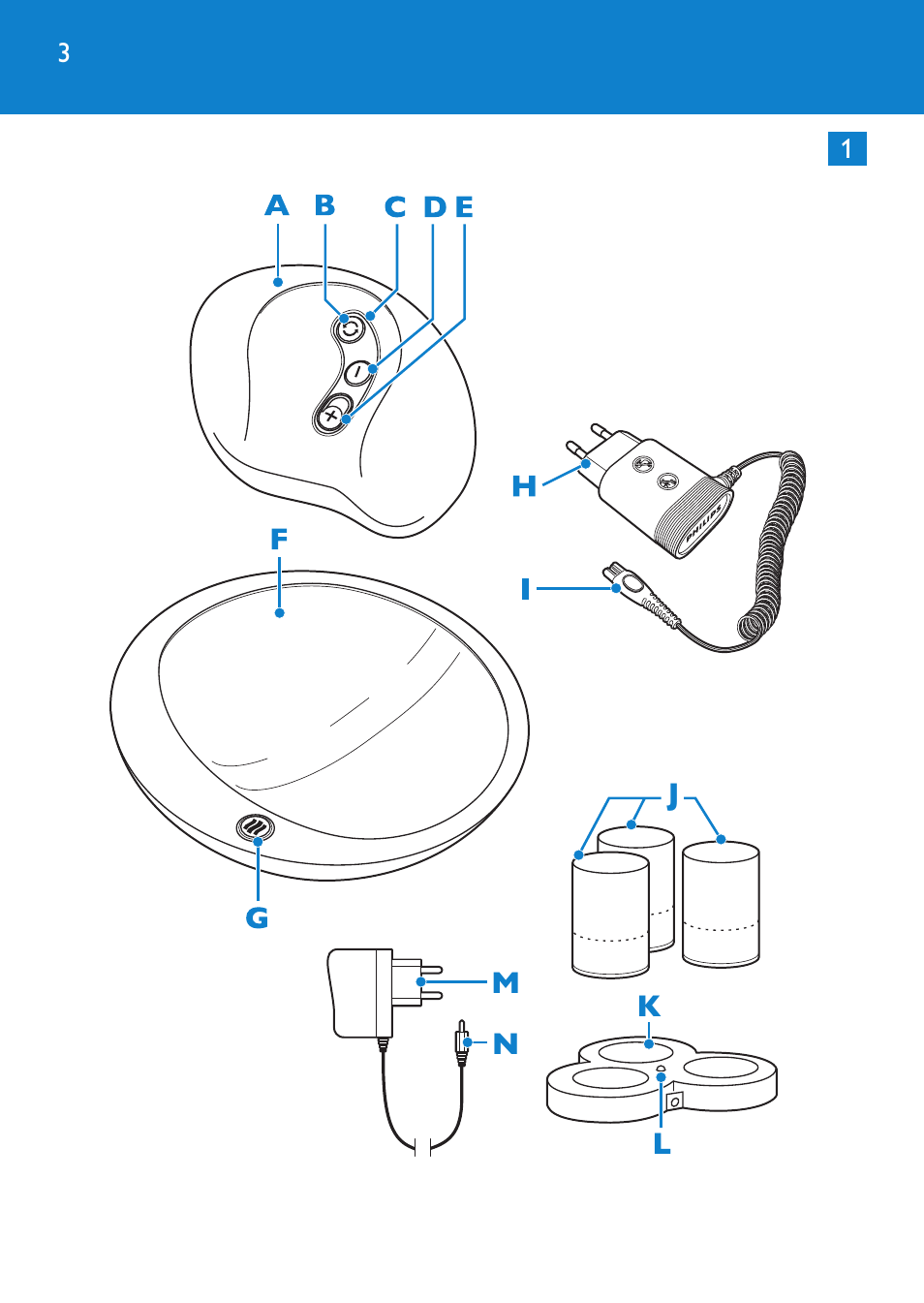 Philips Candlelight Set HF8430 User Manual | Page 3 / 76