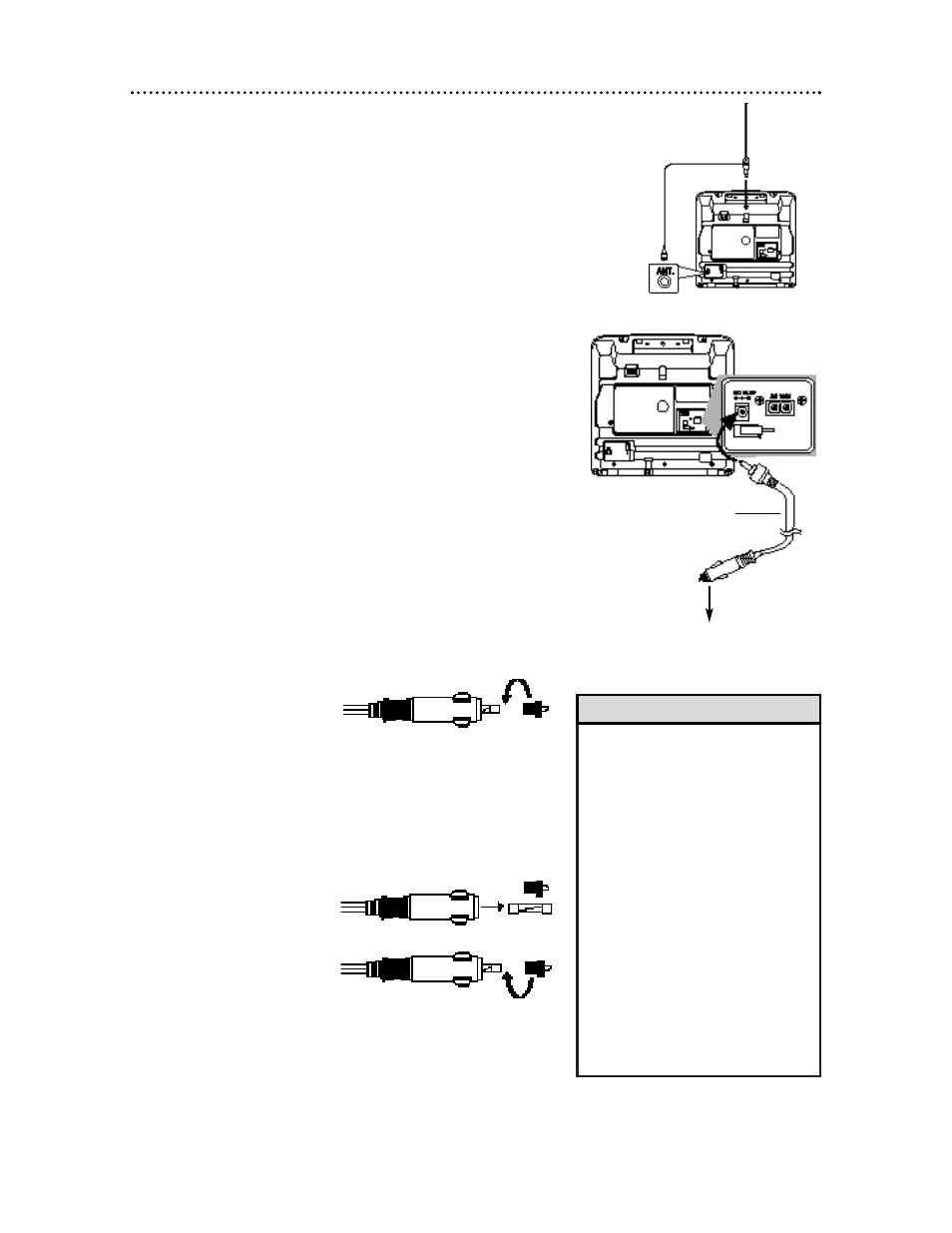 8 hooking up the tv/vcr (cont’d) | Philips CCC 090AT User Manual | Page 8 / 54