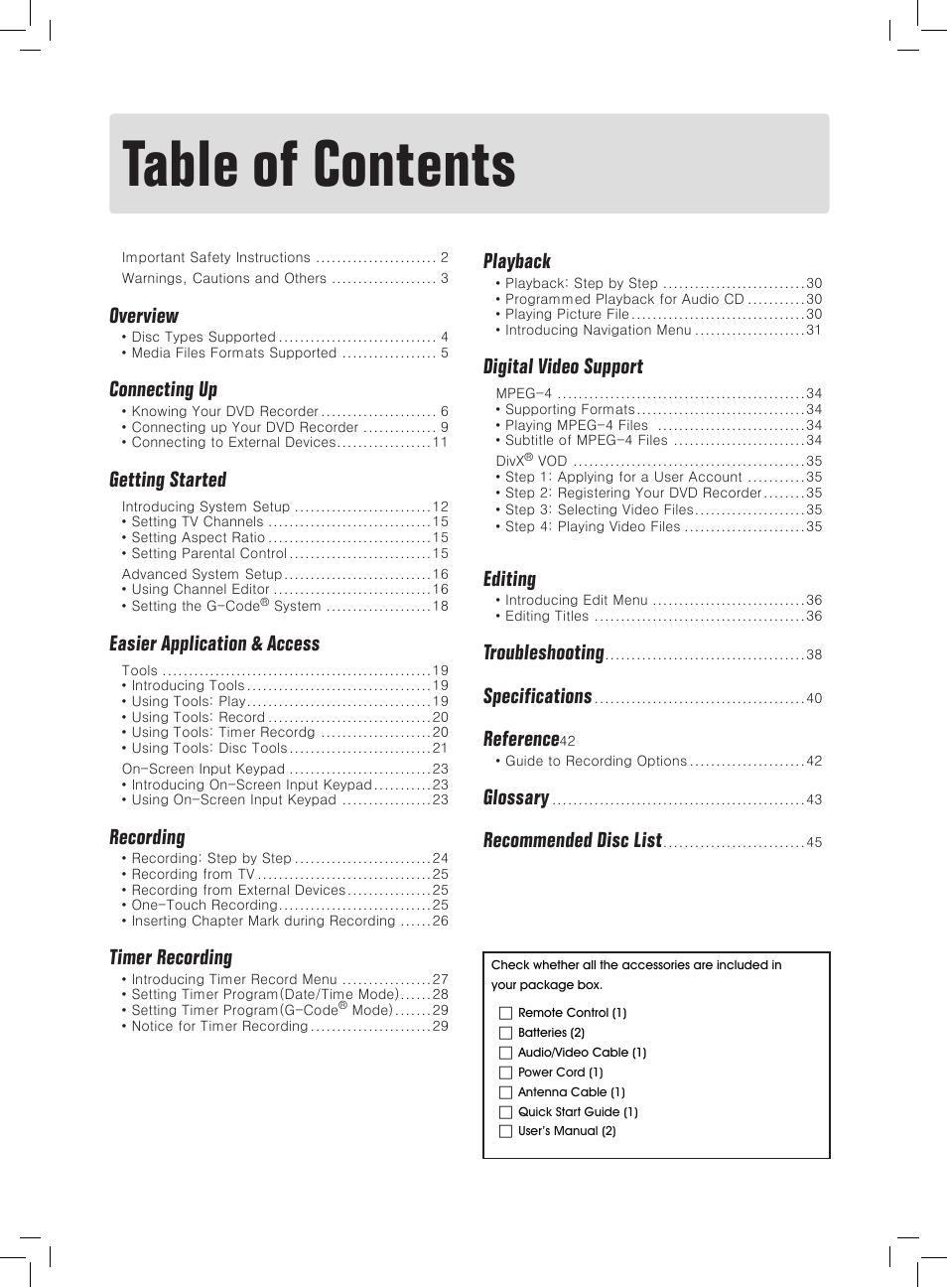 Philips G-CODE 7819901511 User Manual | Page 2 / 48