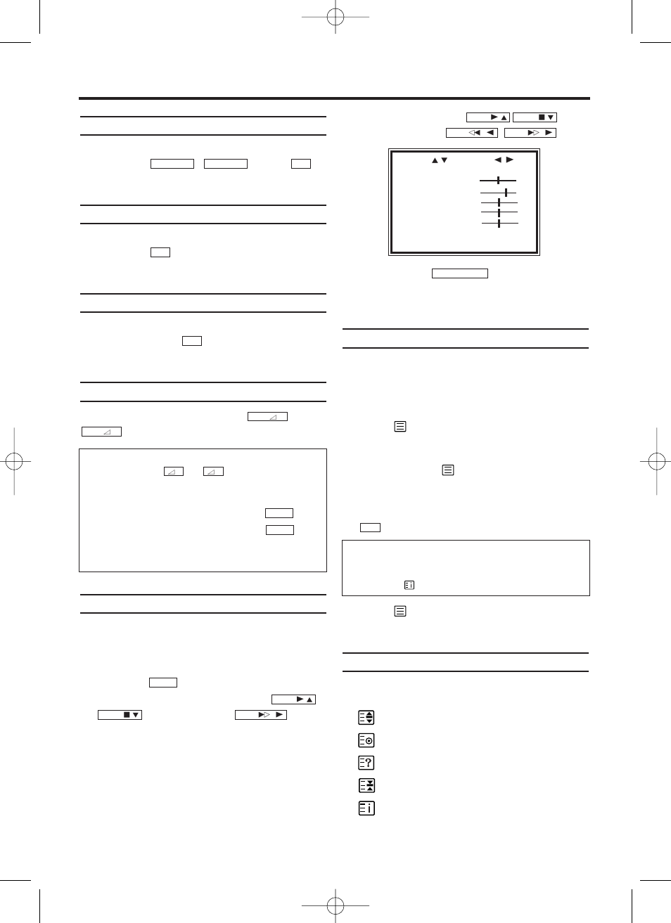 Tv set functions, Selecting a tv channel, Selection of the scart socket | Selection of the front a/v sockets, Volume control, Picture settings | Philips 14PV125/39 User Manual | Page 9 / 16