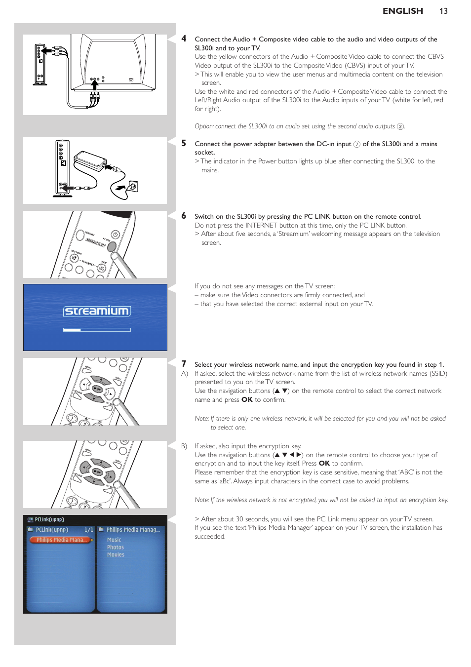 Philips SL300I User Manual | Page 13 / 54