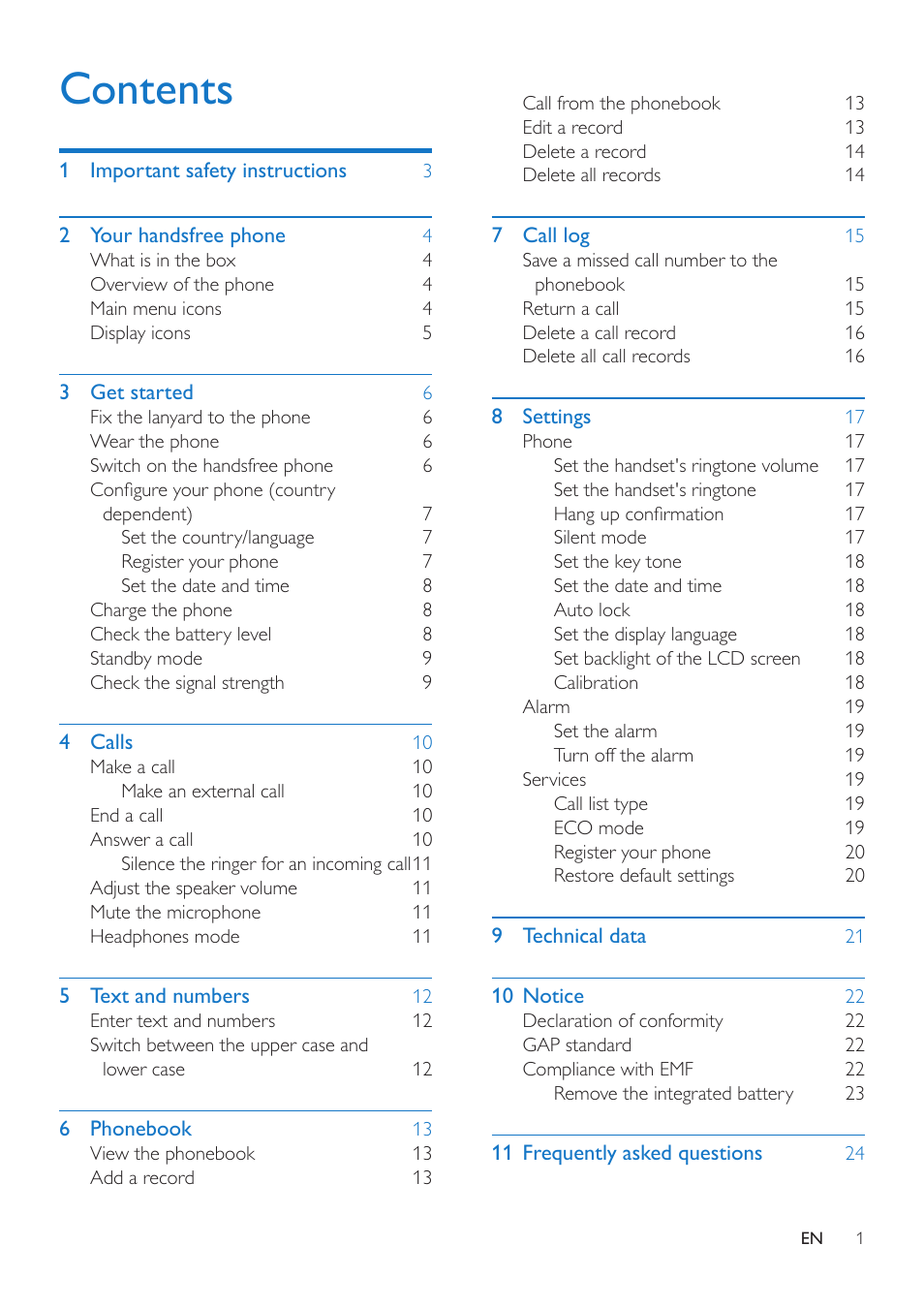 Philips MT3120 User Manual | Page 3 / 30