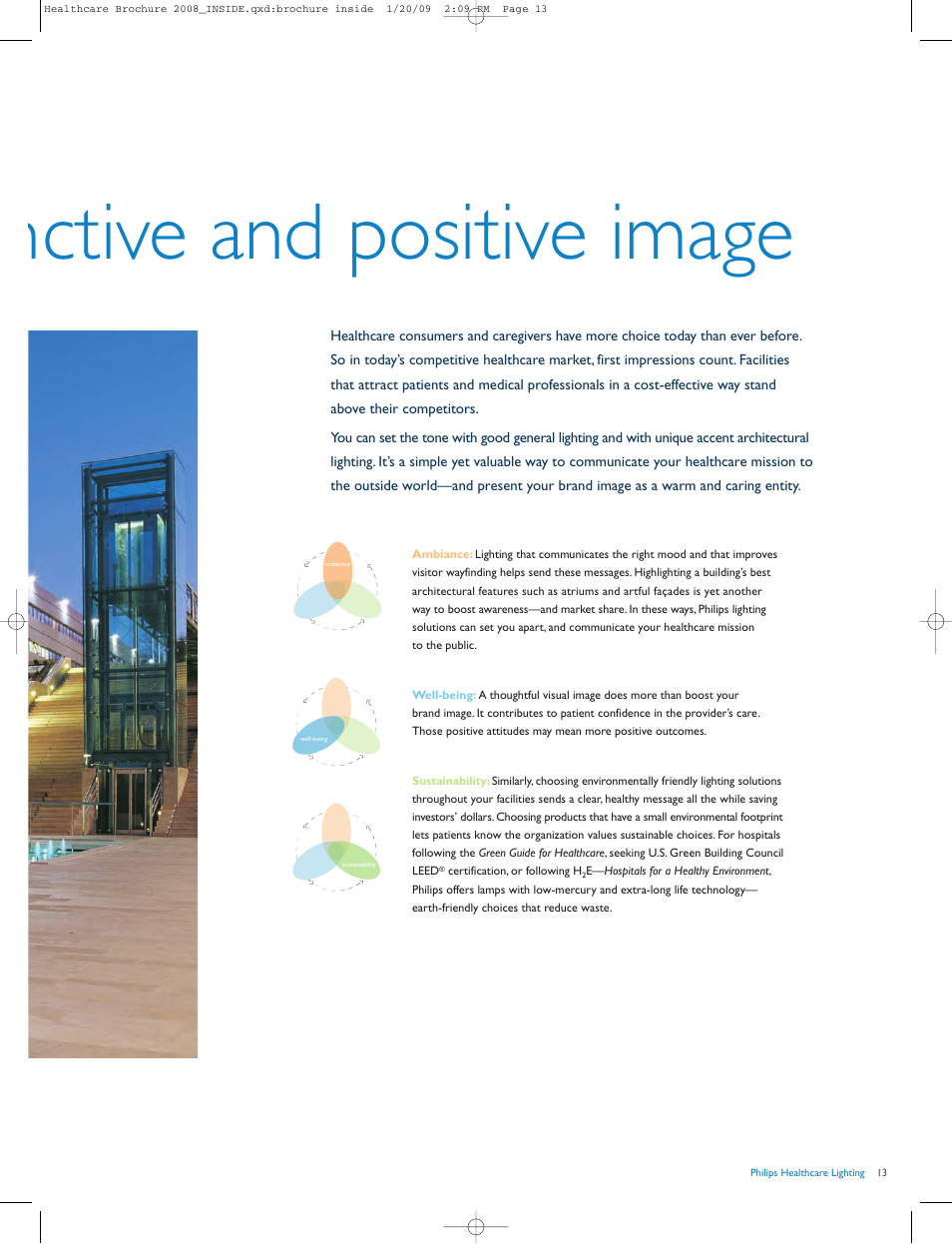 Nctive and positive image | Philips HalogenA PAR 38 User Manual | Page 13 / 20