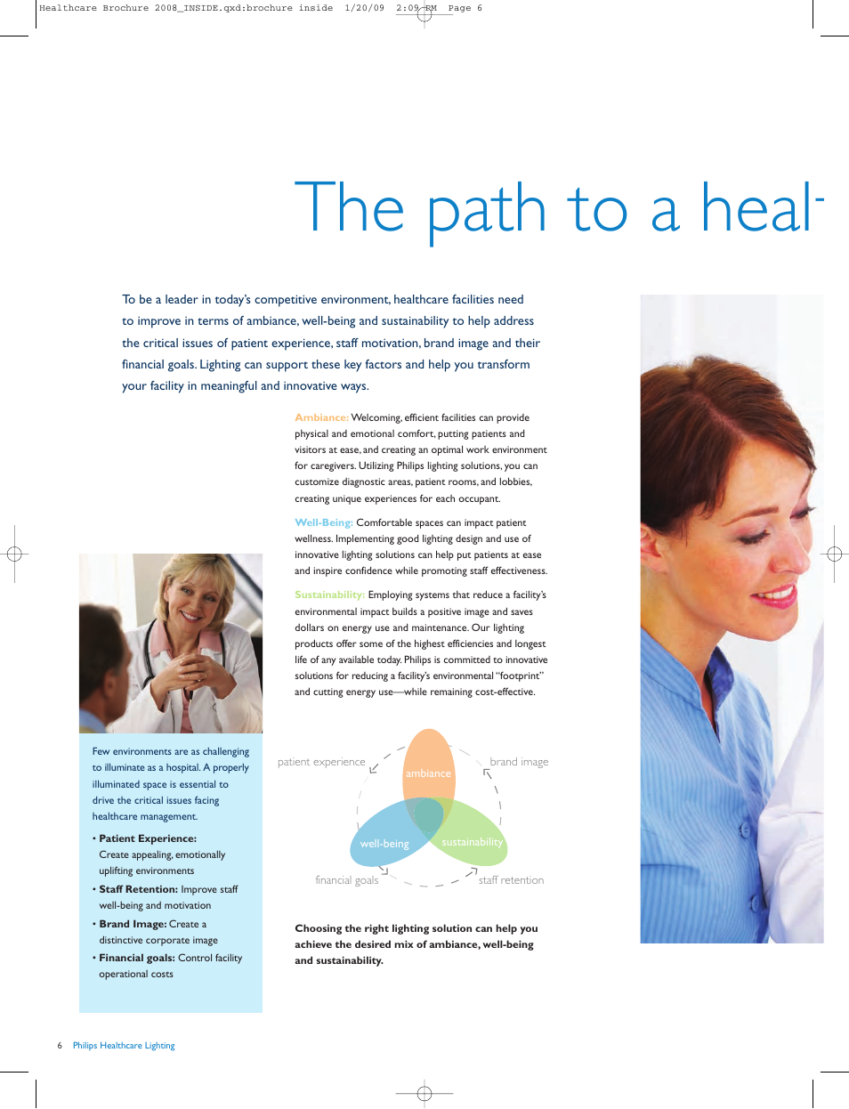 The path to a healt | Philips HalogenA PAR 38 User Manual | Page 6 / 20