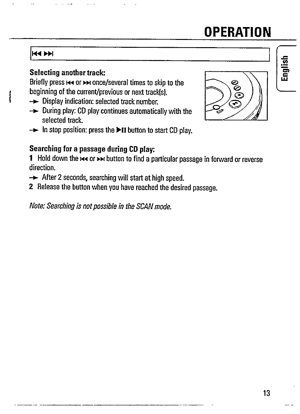 H«>>l, Operation | Philips AZ 7583 User Manual | Page 13 / 22