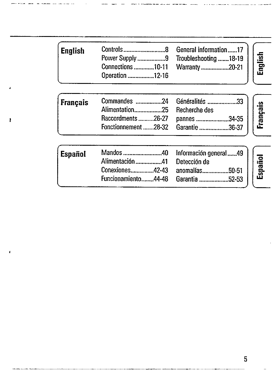 Philips AZ 7583 User Manual | Page 5 / 22