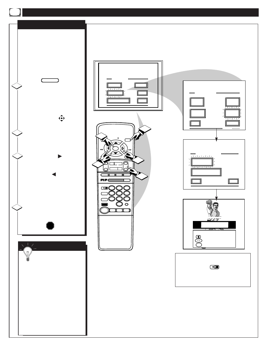 Eature, Ontrols, Continued | 12 3 4 s | Philips MX6472C User Manual | Page 14 / 62