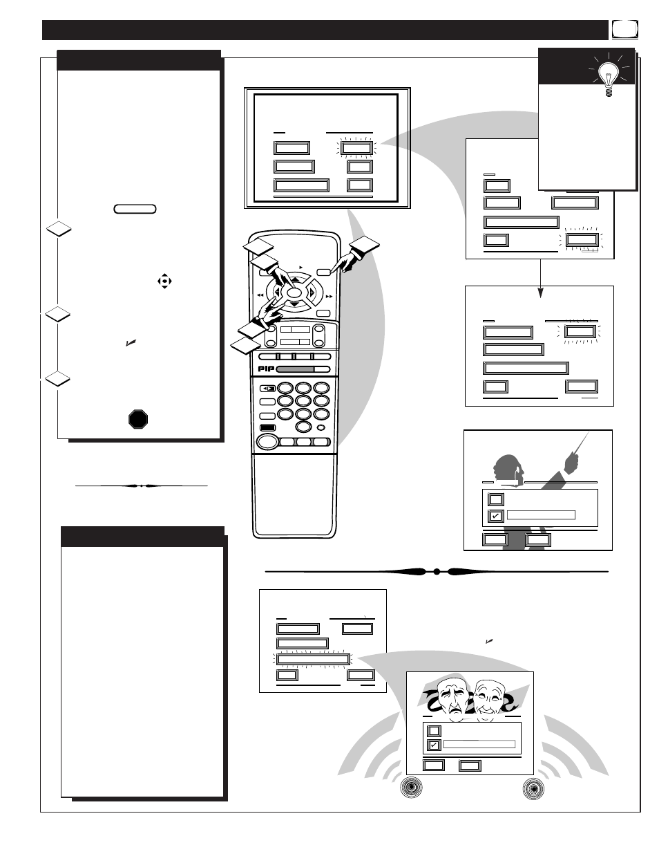 Ound, Ontrols, Continued | Stereo, Mart | Philips MX6472C User Manual | Page 25 / 62