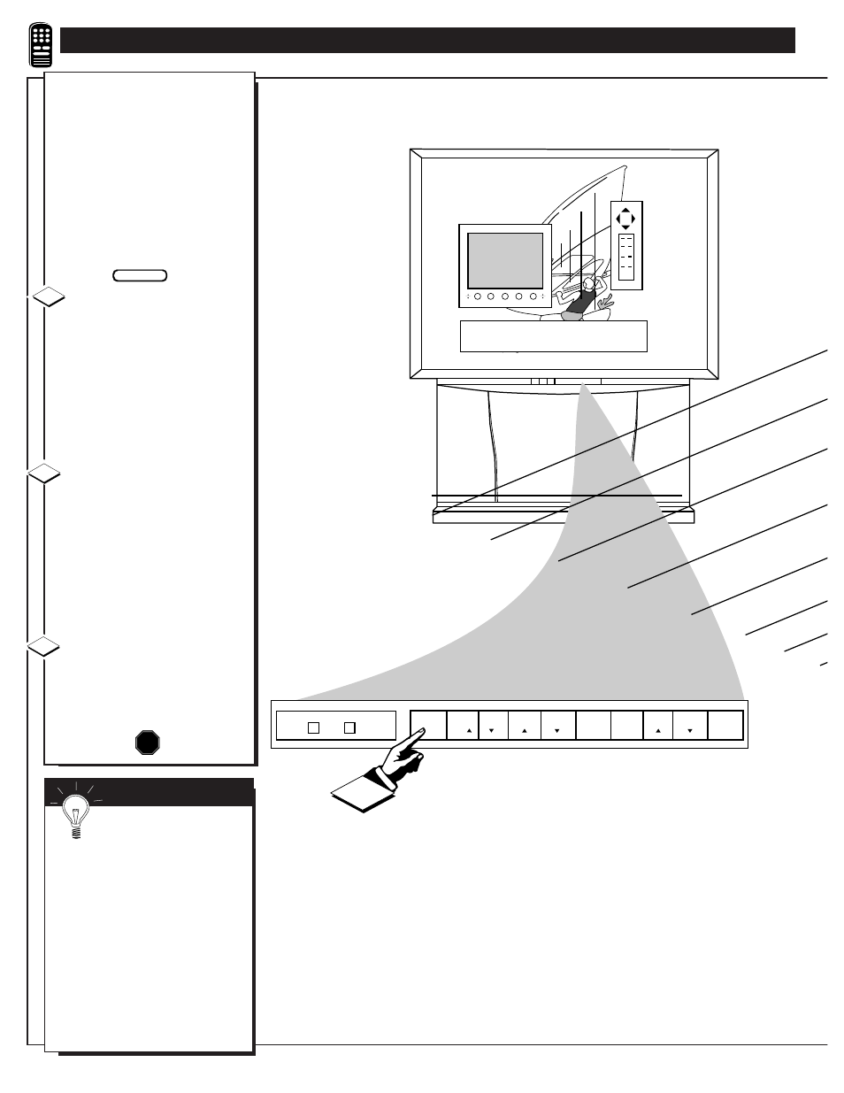 Sing the, Emote, Ocator | Eature | Philips MX6472C User Manual | Page 34 / 62