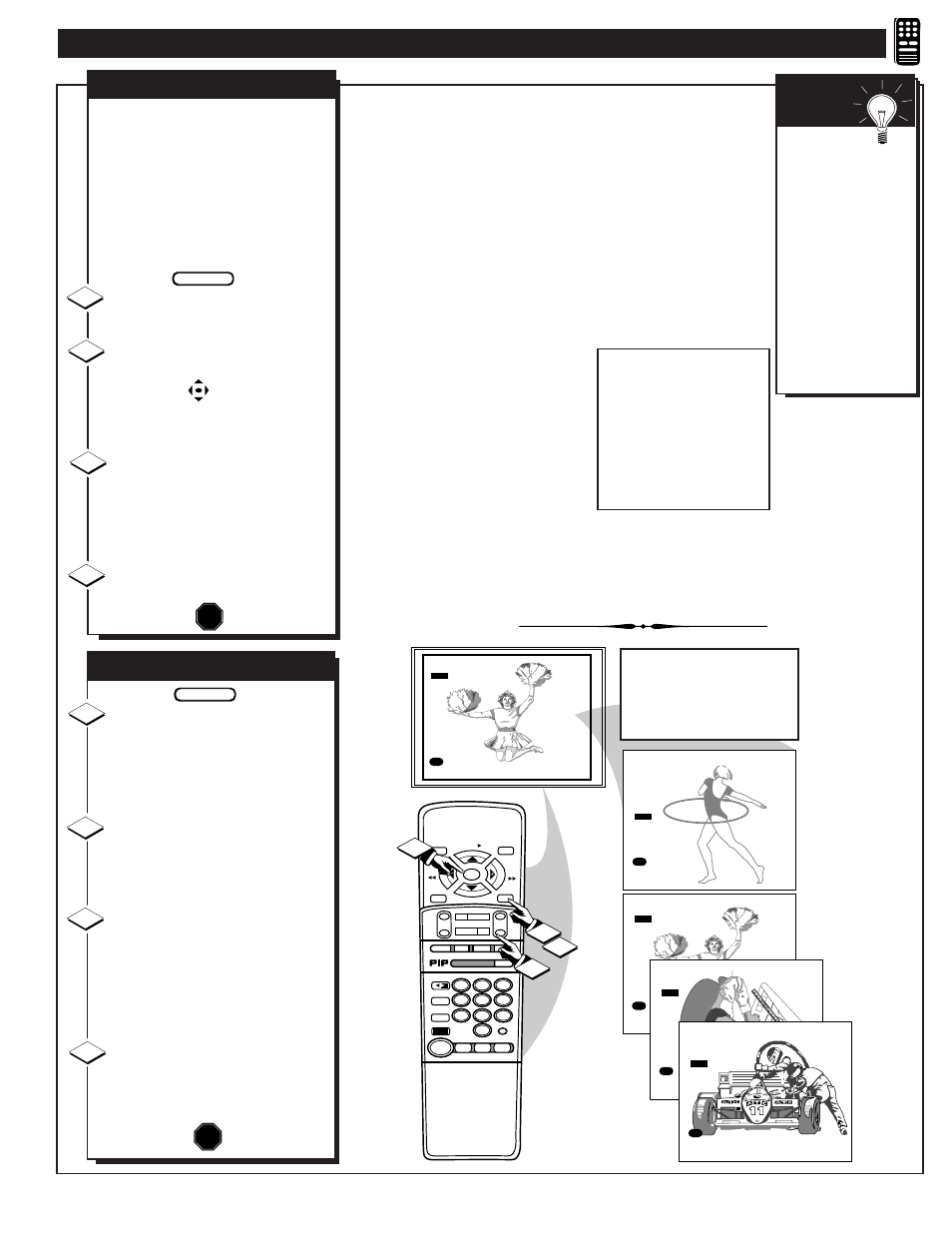 Emote, Ontrol, Peration | Continued, Stop, Mart | Philips MX6472C User Manual | Page 39 / 62