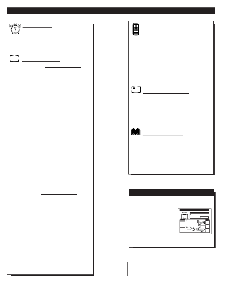 Able of, Ontents, Getting started | On-screen features, Remote control operation, Picture-in-picture (pip), General information | Philips MX6472C User Manual | Page 4 / 62