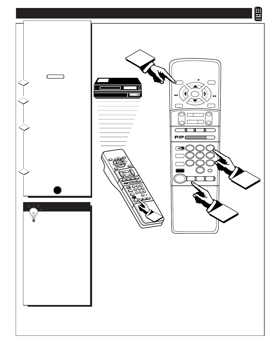 Etting the, Emote to, Continued | Stop, Mart | Philips MX6472C User Manual | Page 41 / 62