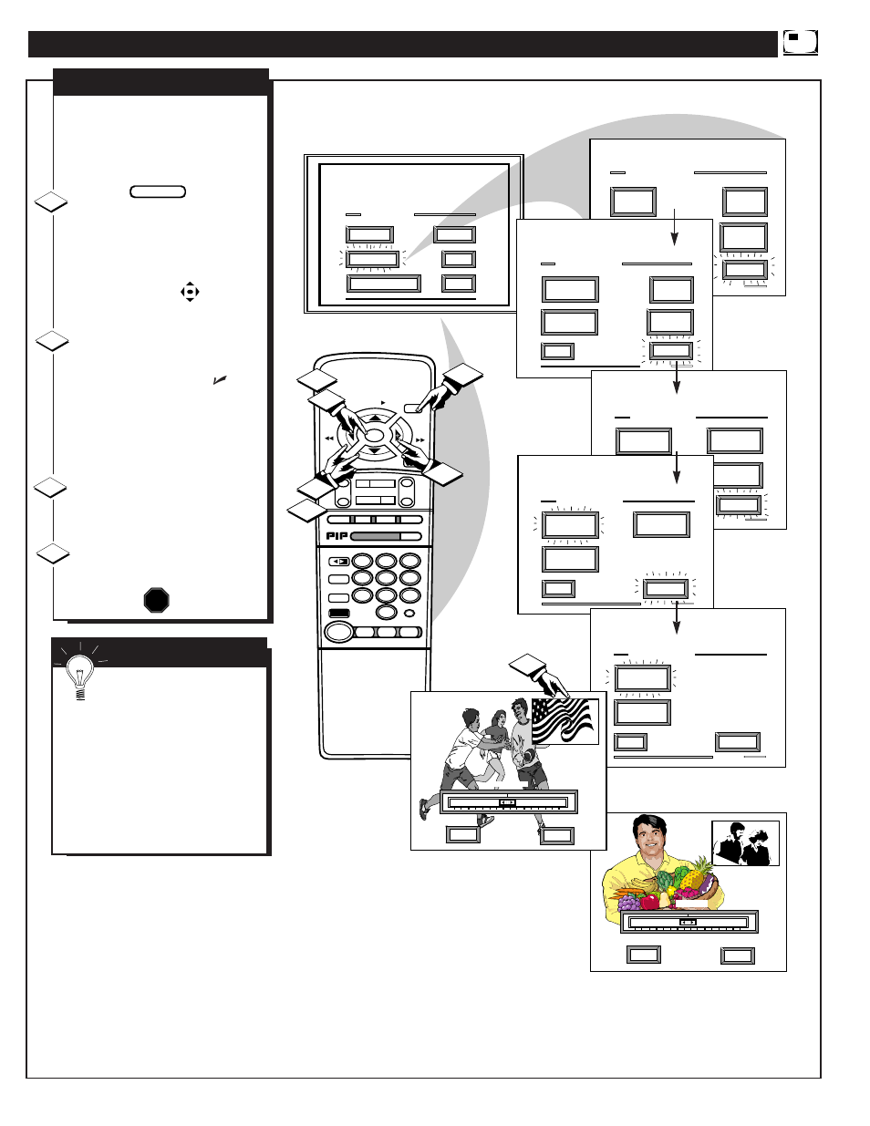 Djusting, Icture, Olor and | Mart | Philips MX6472C User Manual | Page 50 / 62