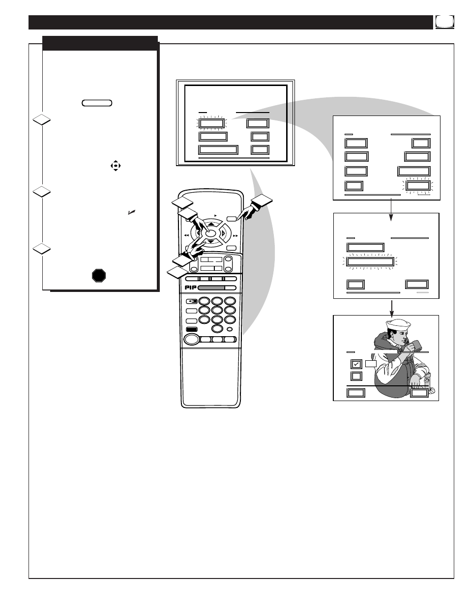 Icture, Ontrols, Continued | Philips MX6472C User Manual | Page 9 / 62