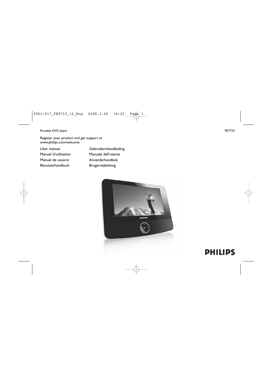 Philips PET723/12 User Manual | 18 pages