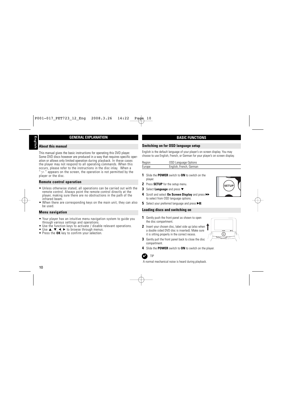 Philips PET723/12 User Manual | Page 10 / 18