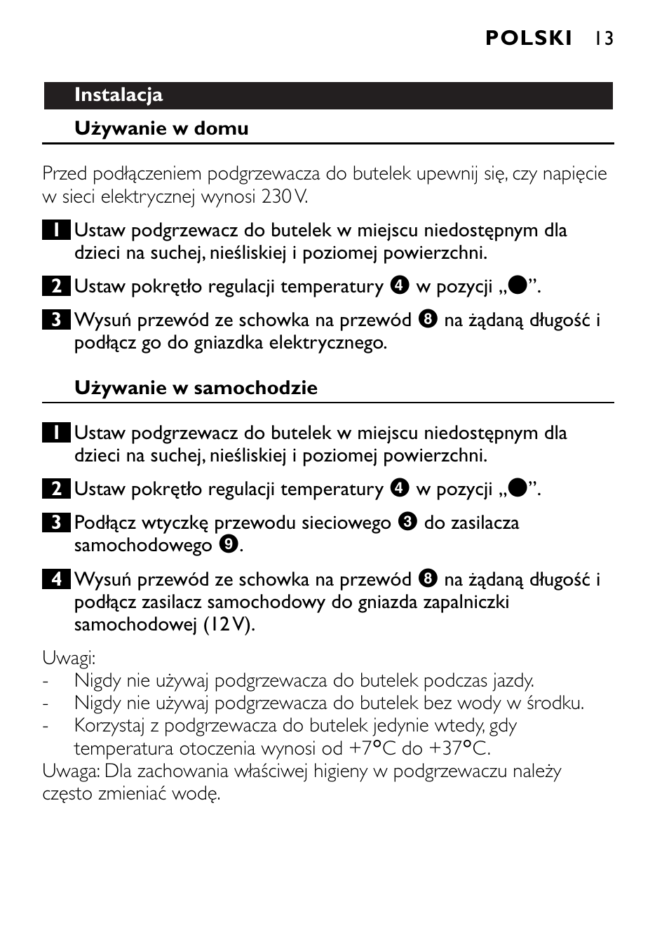 Philips SCF215 User Manual | Page 13 / 106