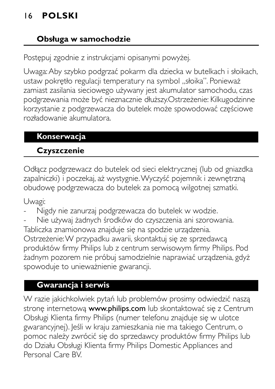 Philips SCF215 User Manual | Page 16 / 106