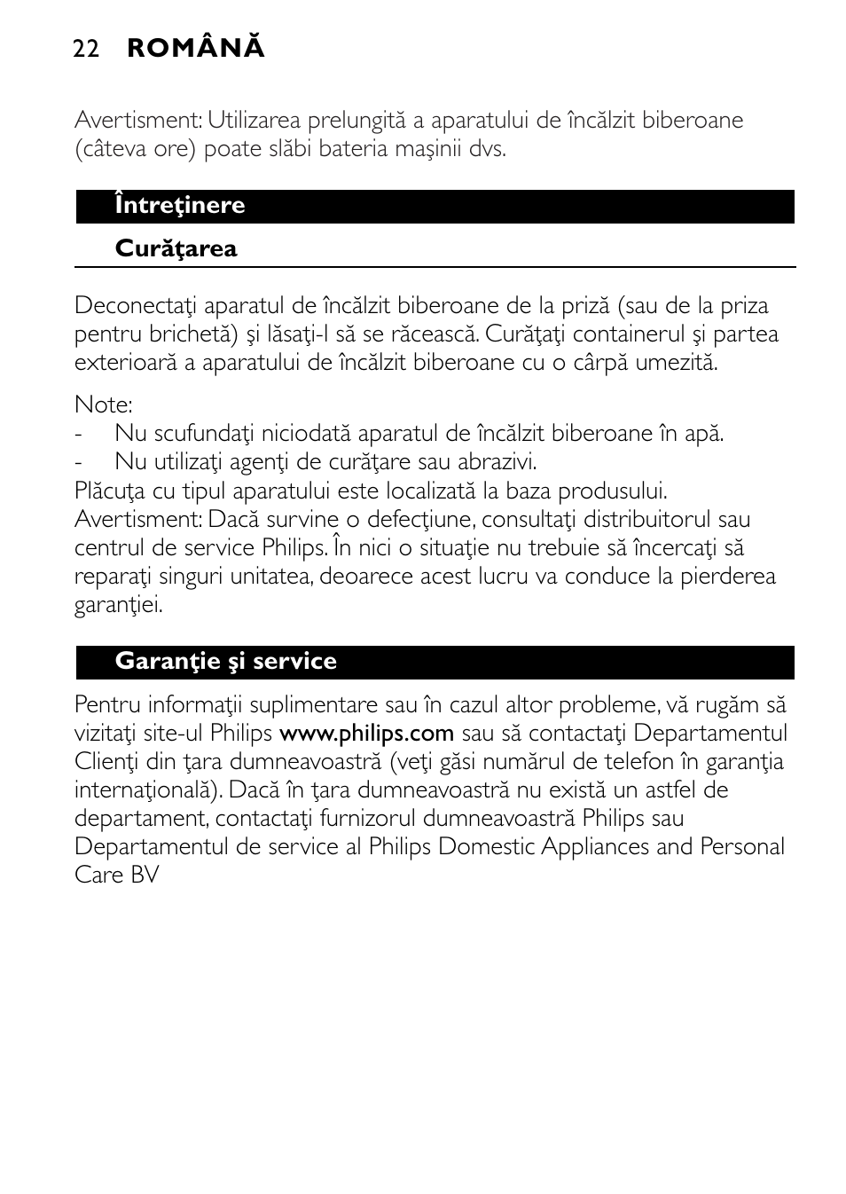 Philips SCF215 User Manual | Page 22 / 106