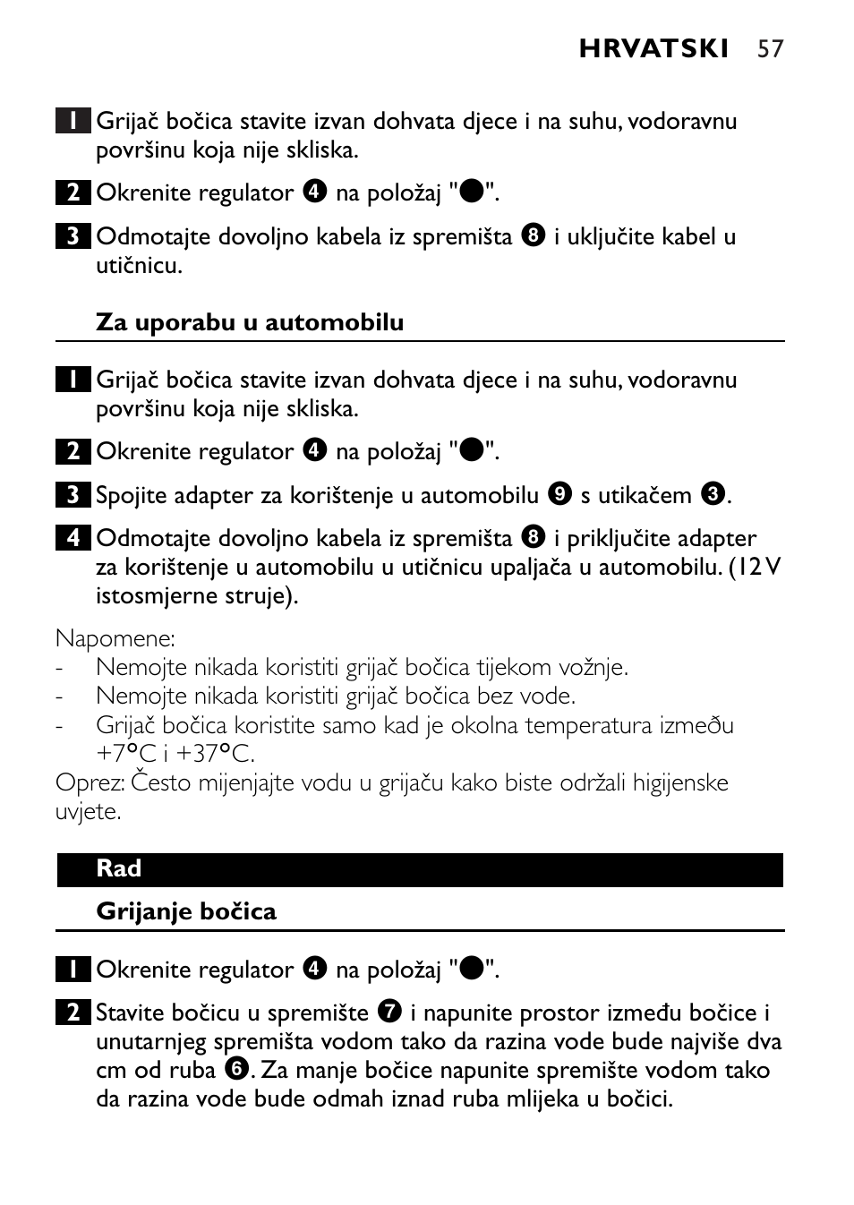 Philips SCF215 User Manual | Page 57 / 106