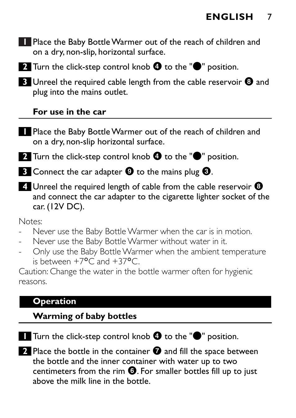 Philips SCF215 User Manual | Page 7 / 106