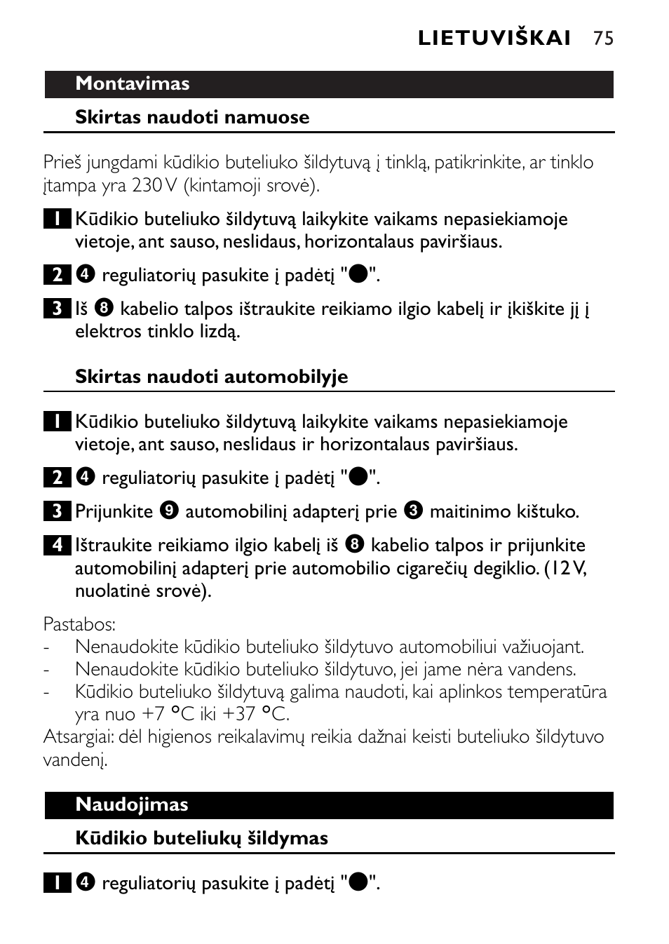 Philips SCF215 User Manual | Page 75 / 106