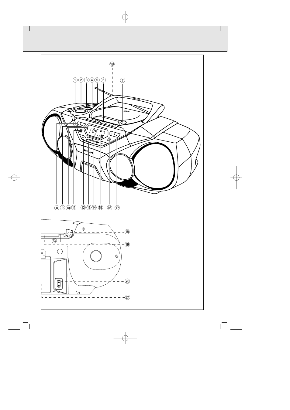 Bat low | Philips AZ 1570 User Manual | Page 3 / 18