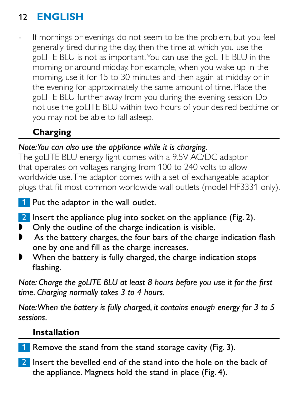 Philips HF3332 User Manual | Page 11 / 28