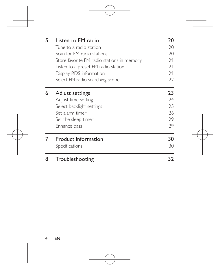 Philips AJB3552/05 User Manual | Page 3 / 33