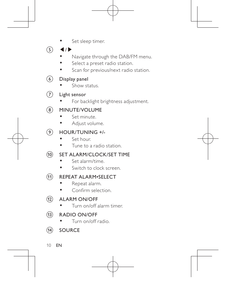 Philips AJB3552/05 User Manual | Page 9 / 33