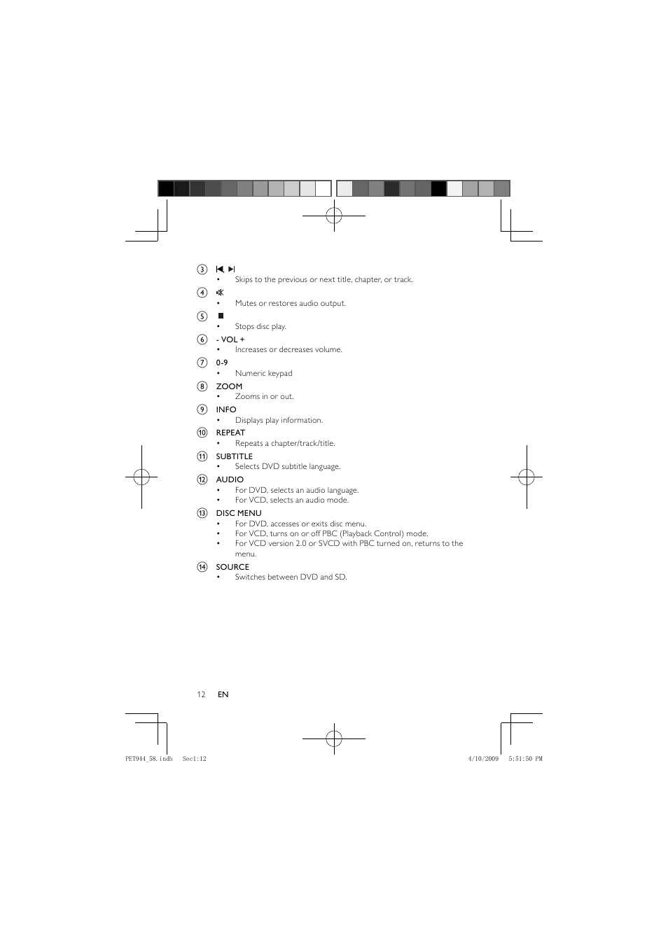 Philips PET944 User Manual | Page 11 / 20