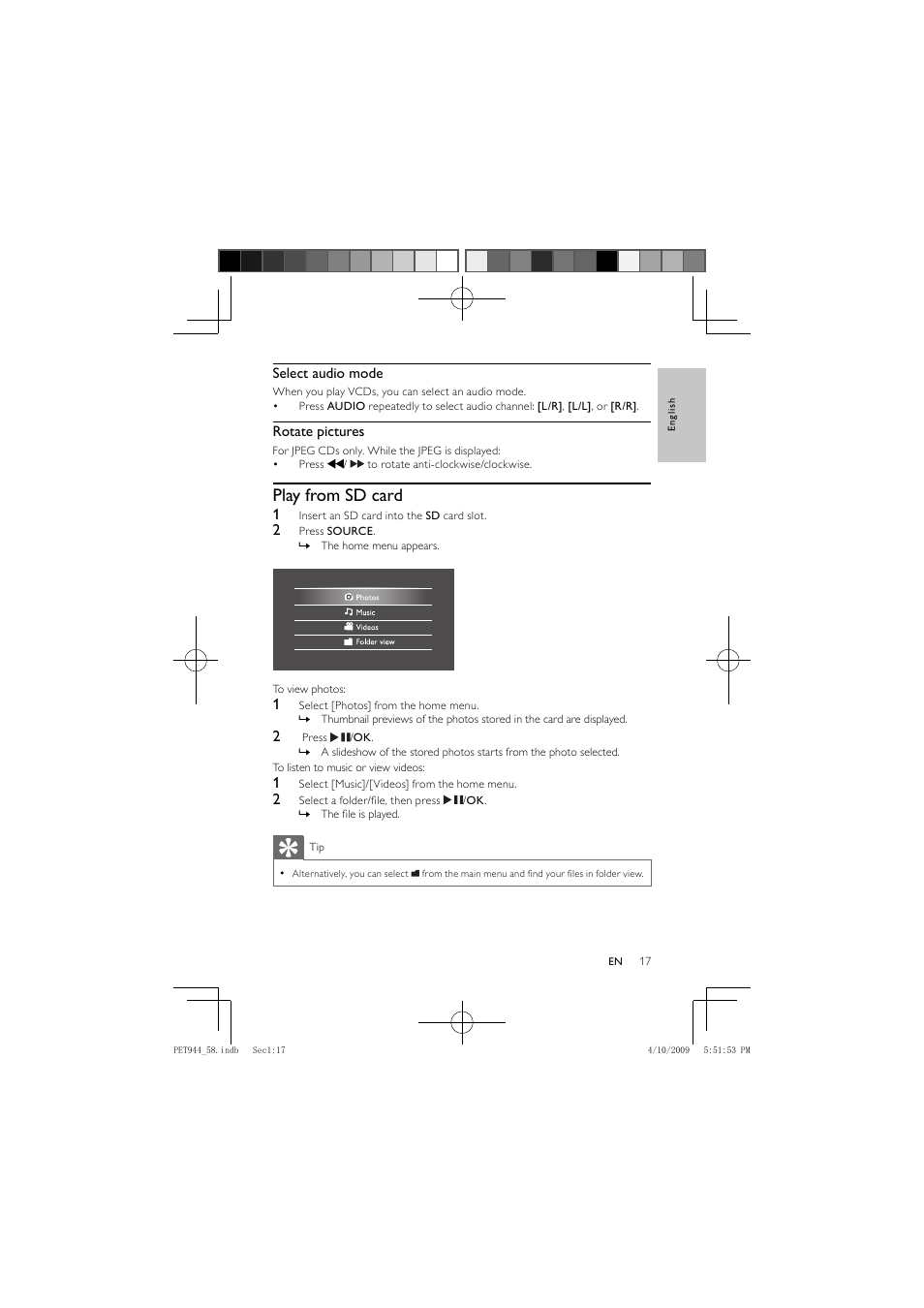 Philips PET944 User Manual | Page 16 / 20